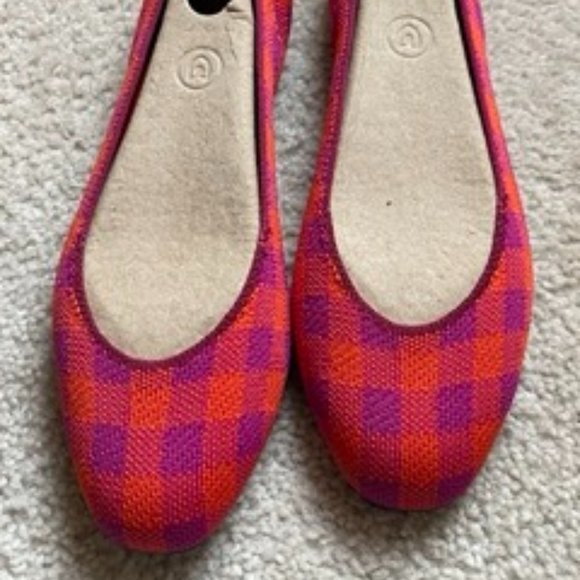 NEW Rothy’s Pomegranate Gingham Square Size 9 NWT - Retired - Picture 10 of 14